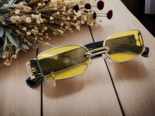 Load image into Gallery viewer, Popular Fashion Small Rectangle Women Luxury Sunglasses Yellow
