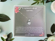 Load image into Gallery viewer, To My Wife Necklace, Wife Christmas Gift, Wife Gift, Anniversary Gift For Wife
