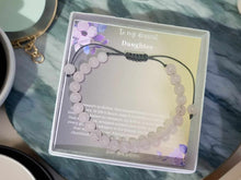 Load image into Gallery viewer, To My Daughter Love You Forever Rose Quartz Bracelet, Gemstone Beads Bracelet
