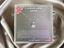 Load image into Gallery viewer, To My Wife Necklace, Wife Christmas Gift, Wife Gift, Anniversary Gift For Wife
