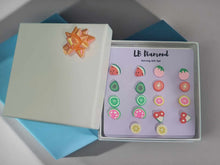 Load image into Gallery viewer, Exquisite PC Fruit Earrings Gift Set - 9 Pairs, Versatile Styles for Every Occasion
