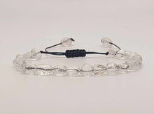 Load image into Gallery viewer, Clear Quartz Irregular 5mm Healing Bracelet Natural crystal Bracelet Adjustable
