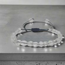 Load image into Gallery viewer, Clear Quartz Irregular 5mm Healing Bracelet Natural crystal Bracelet Adjustable
