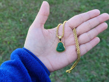 Load image into Gallery viewer, Buddha Gold Outlined Necklace- Good Luck Fortune (Powerful Necklace)
