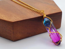 Load image into Gallery viewer, Mermaid Magic Crystal Point Necklace - Daily Necklace Perfect Gift for Her or Him
