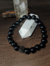 Load image into Gallery viewer, Black Obsidian Bracelet For healing &amp; Protection  Semi Precious bracelet
