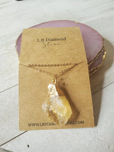 Load image into Gallery viewer, Natural Crystal pendant necklace Raw Crystals
