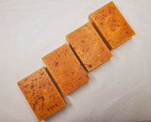 Load image into Gallery viewer, Turmeric Goat&#39;s Milk Soap Rosemary Sage Scented with Oatmeal
