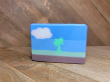 Load image into Gallery viewer, Miami Vice Handcrafted Soap Goat&#39;s Milk Soap Bar Lavender &amp; Chamomile
