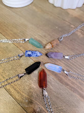 Load image into Gallery viewer, Natural Handmade Point Necklace Manifestation Crystals
