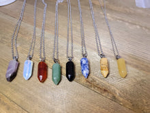 Load image into Gallery viewer, Natural Handmade Point Necklace Manifestation Crystals
