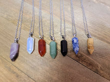 Load image into Gallery viewer, Natural Handmade Point Necklace Manifestation Crystals
