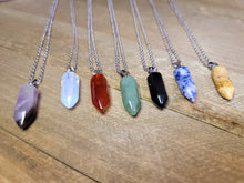 Load image into Gallery viewer, Natural Handmade Point Necklace Manifestation Crystals
