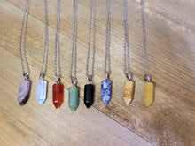 Load image into Gallery viewer, Natural Handmade Point Necklace Manifestation Crystals
