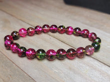 Load image into Gallery viewer, Natural Handmade Crystal bracelet Cracked Quartz Beaded 8mm
