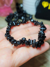 Load image into Gallery viewer, Snowflake Obsidian Healing Bracelet Chip Bracelet Handmade
