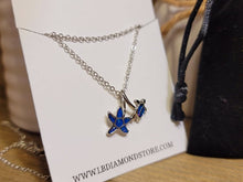 Load image into Gallery viewer, Trendy Star Turtle Necklace Silver tone Gift for her
