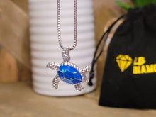 Load image into Gallery viewer, Trendy Turtle Necklace  Silver tone Necklace
