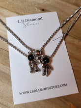 Load image into Gallery viewer, 2 PC Set I love you Astronauts necklace Set Couple&#39;s GIFT
