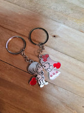 Load image into Gallery viewer, Lover&#39;s matching keychain- Me &amp; you keychain Valentine&#39;s gift
