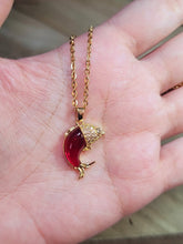 Load image into Gallery viewer, Natural Handmade Crystal Necklace Cute Fish Necklace Trendy necklace
