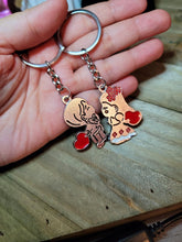 Load image into Gallery viewer, Lover&#39;s matching keychain- Me &amp; you keychain Valentine&#39;s gift
