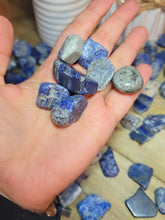 Load image into Gallery viewer, ONE LAPIS LAZULI TUMBLED STONE
