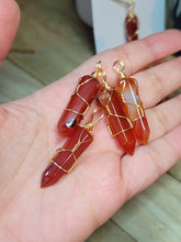 Load image into Gallery viewer, Natural Handmade Crystal Necklace Wired Wrapped
