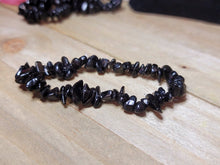 Load image into Gallery viewer, Snowflake Obsidian Healing Bracelet Chip Bracelet Handmade
