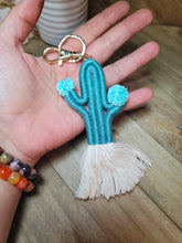 Load image into Gallery viewer, Macrame Cute Captus  Bohemian Handmade | Tiny Keyring| Bag Accessories | Gift Idea
