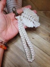 Load image into Gallery viewer, Macrame Cute Bohemian Handmade | Tiny Keyring| Bag Accessories | Gift Idea | Handmade |
