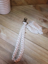 Load image into Gallery viewer, Macrame Cute Bohemian Handmade | Tiny Keyring| Bag Accessories | Gift Idea | Handmade |
