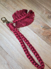 Load image into Gallery viewer, Macrame Cute Bohemian Handmade | Tiny Keyring| Bag Accessories | Gift Idea | Handmade |
