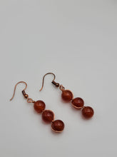 Load image into Gallery viewer, Handmade Carnelian Natural Drop Earrings , Stone Earrings
