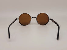 Load image into Gallery viewer, Steampunk Goggles Glasses Round Sunglasses Emo Retro Vintage
