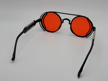 Load image into Gallery viewer, Steampunk Goggles Glasses Round Sunglasses Emo Retro Vintage
