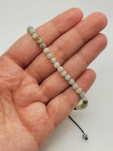 Load image into Gallery viewer, Amazonite Adjustable genuine crystal amazonite bracelet 4mm Adjustable
