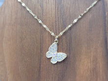 Load image into Gallery viewer, Butterfly Necklace - Trendy Butterfly necklace Gold tone - Gift for her
