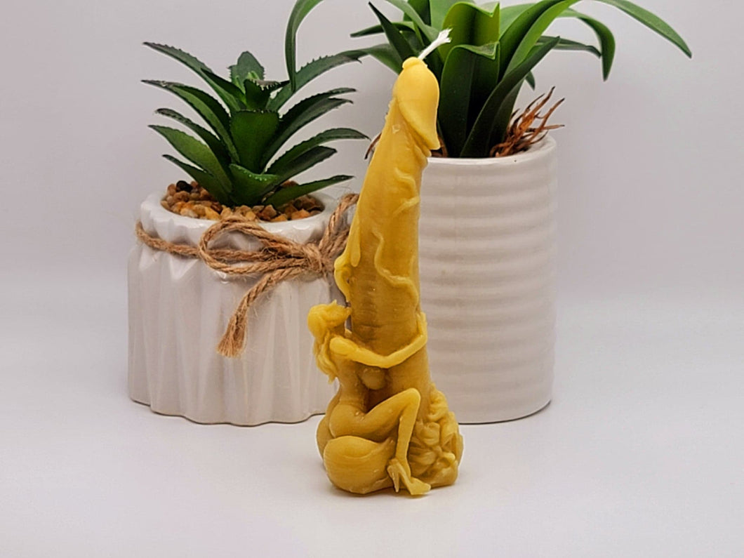 100% Natural Beeswax Candle The Penis Candle | Funny Gift | Sexy Gift