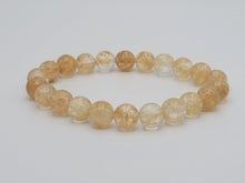 Load image into Gallery viewer, Citrine Bracelet Natural Citrine Stone Solar Plexus Chakra Meditation Bracelet  Handmade
