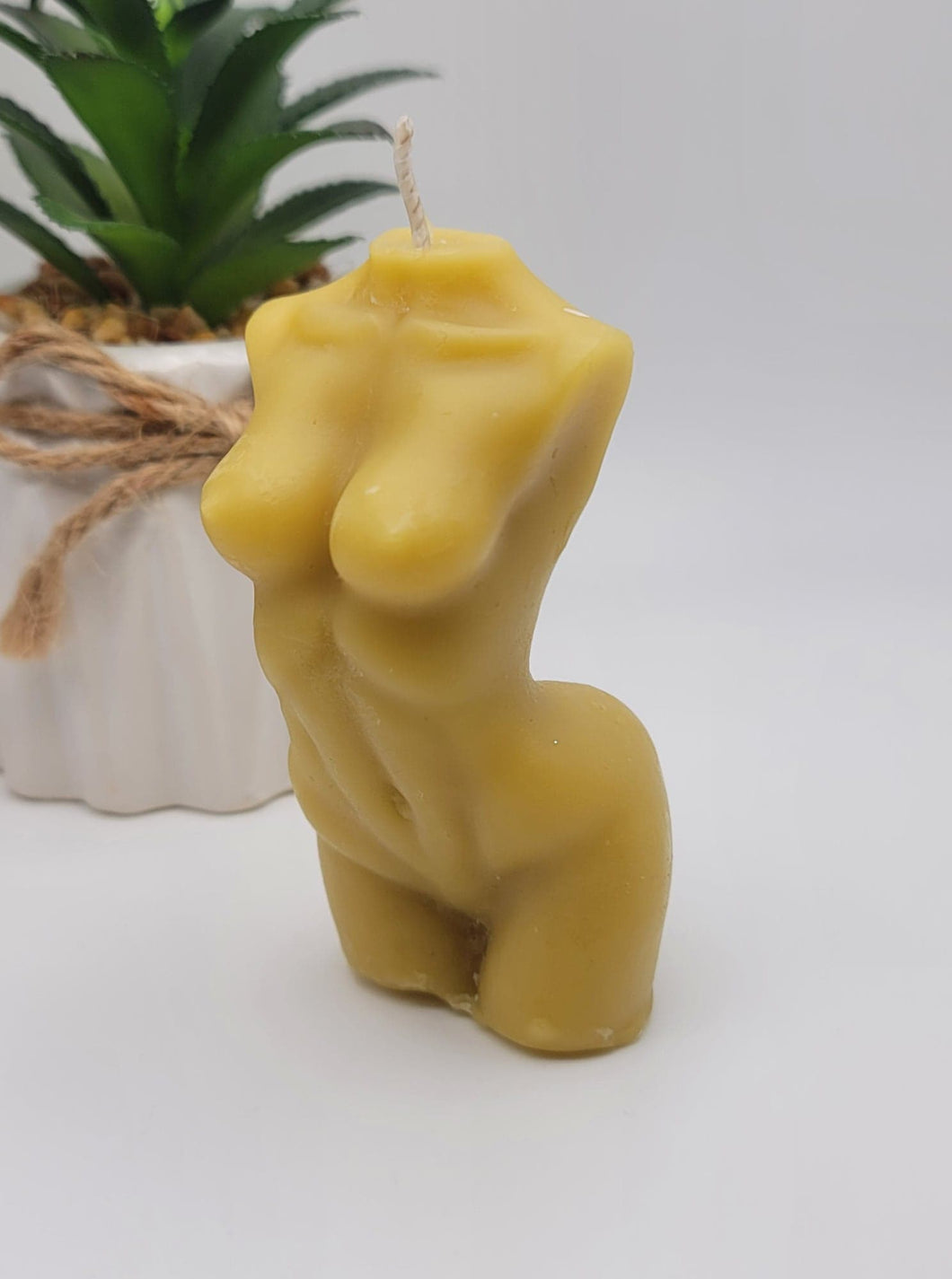 100% Pure Beeswax Candle Female Torso Candle | Venus Bust Candle |