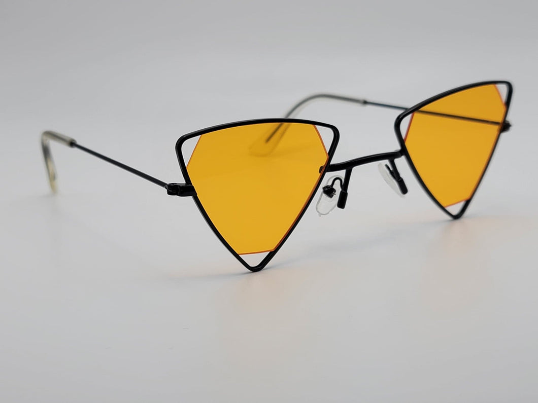 Retro Triangle Cat Eye Sunglasses | Cateye Vintage Sunglasses Steampunk