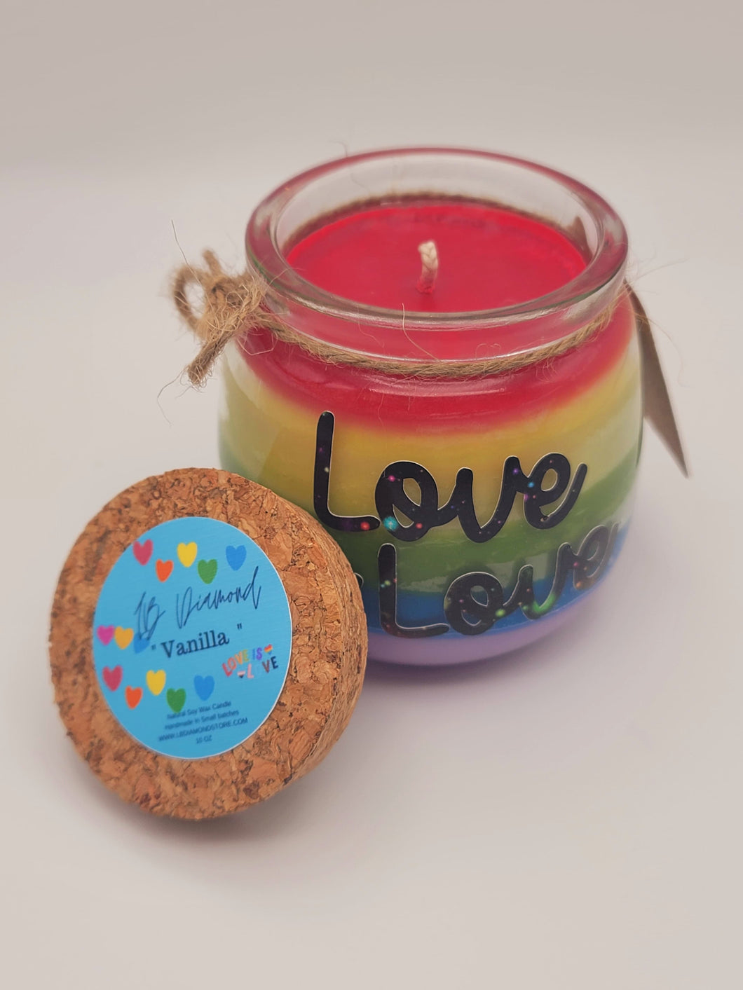 Rainbow/LGBT/Gay Flag Candle | Pride Candle Collection