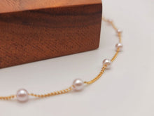 Load image into Gallery viewer, Pearl heart Choker Necklace  Trendy Pearl necklace
