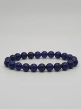 Load image into Gallery viewer, Natural Lapis Lazuli Bracelet- 8mm stretch bracelet
