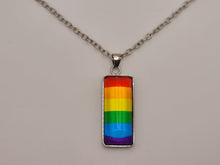 Load image into Gallery viewer, LGBTQ Necklace - Queer / Gay Pride Jewelry - Gender and Sexual Identity Charm Necklace
