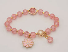 Load image into Gallery viewer, Bright Daisy Bracelet Gifts For Women Elastic Bracelet Cracked Quartz
