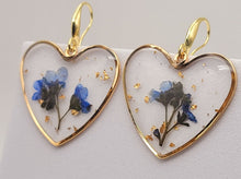 Load image into Gallery viewer, Pressed Wild Flower Earrings | Multi Flower Earrings | Resin Jewelry
