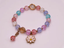 Load image into Gallery viewer, Bright Daisy Bracelet Gifts For Women Elastic Bracelet Cracked Quartz
