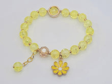 Load image into Gallery viewer, Bright Daisy Bracelet Gifts For Women Elastic Bracelet Cracked Quartz
